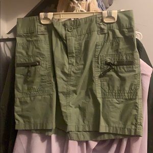 Old Navy Olive green mini skirt